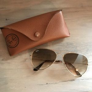 Authentic Ray-Ban Gradient Aviators. EUC!!